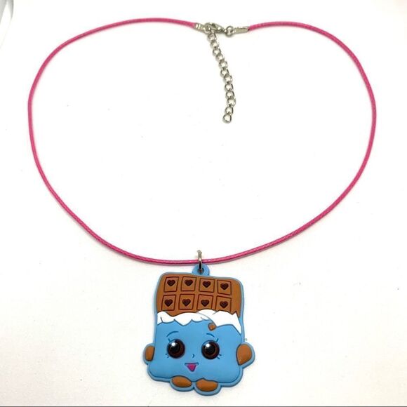 Shopkin Chocolate SOFT PVC Kid’s Necklace (W2) - Picture 1 of 5